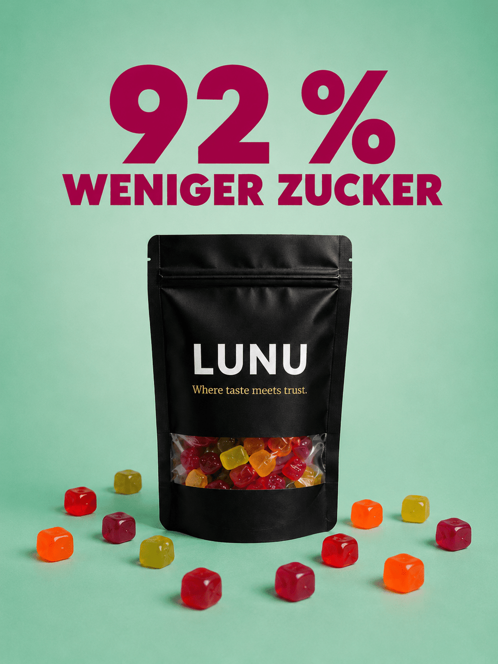 Fruchtgummi - Ohne Zucker 10 x 100g