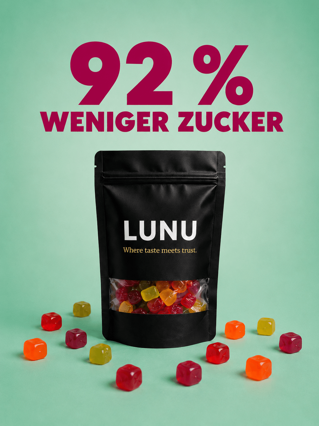 Fruchtgummi - Ohne Zucker 10 x 100g
