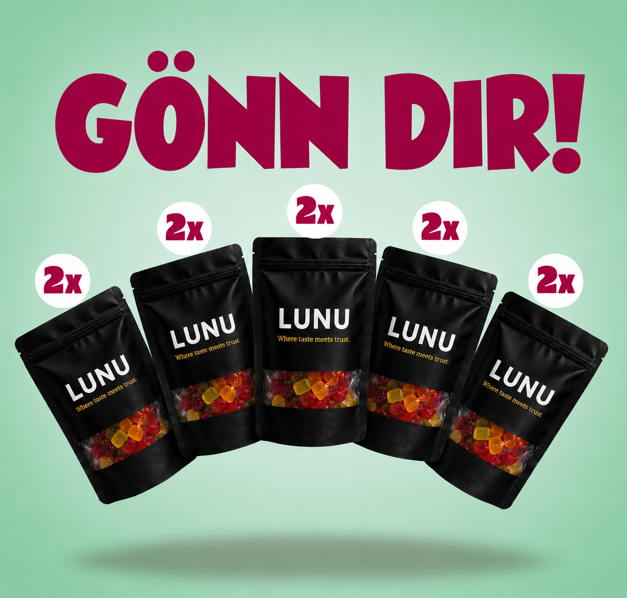 Fruchtgummi - Ohne Zucker 10 x 100g