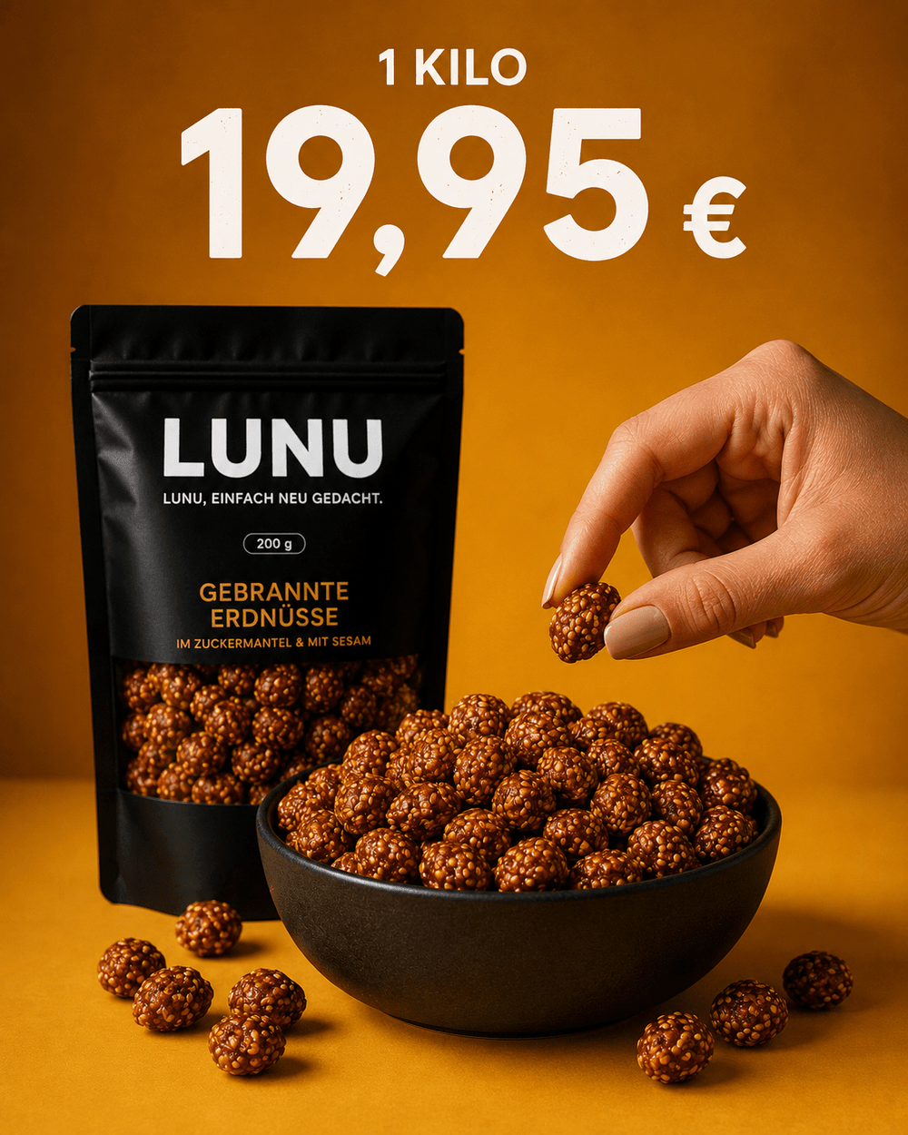Gebrannte Erdnüsse 5x200g