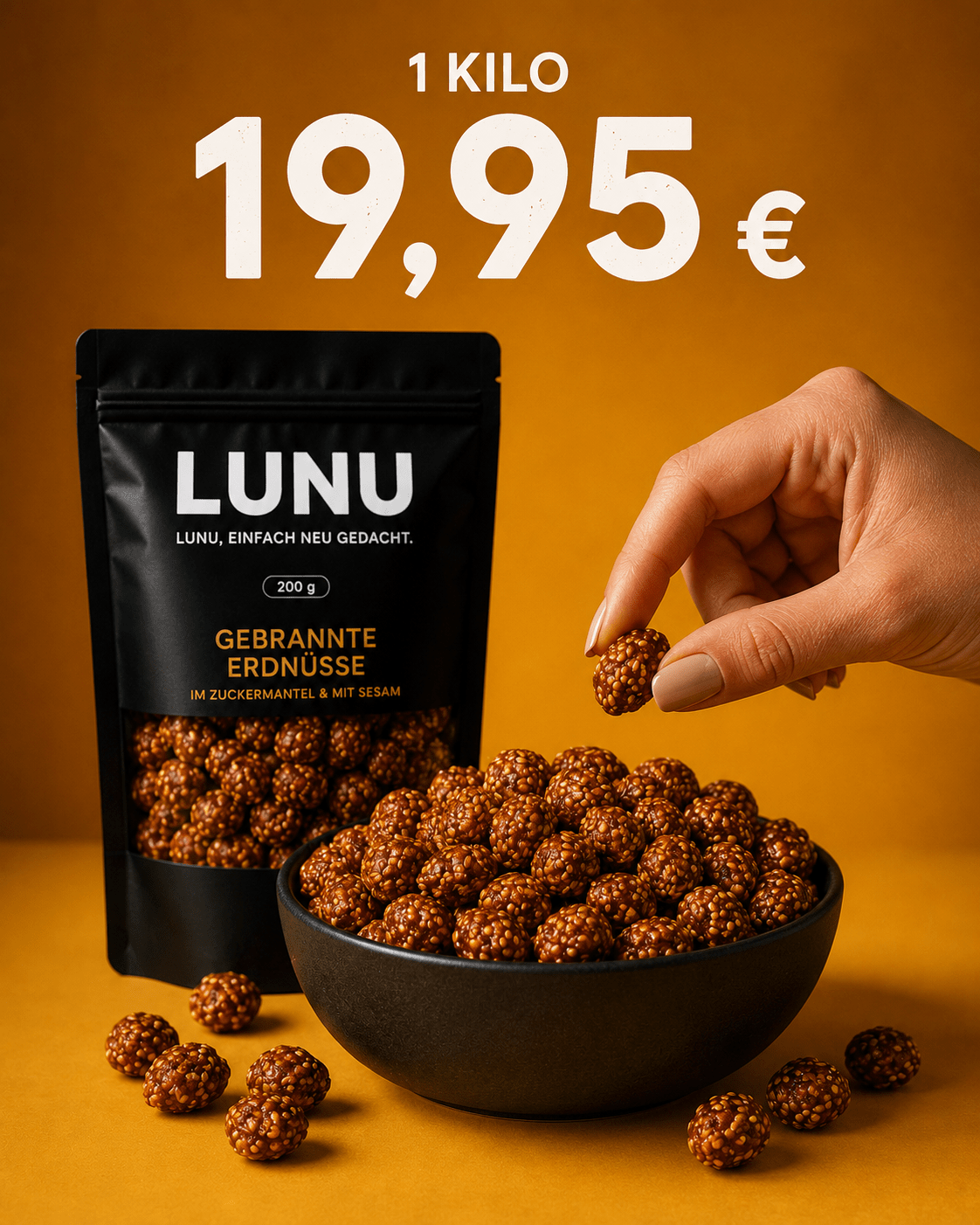 Gebrannte Erdnüsse 5x200g