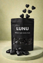 Zuckerfreie Lakritz Box (5x200g) – LUNU Black Collection