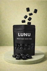 Zuckerfreie Lakritz Box (5x200g) – LUNU Black Collection