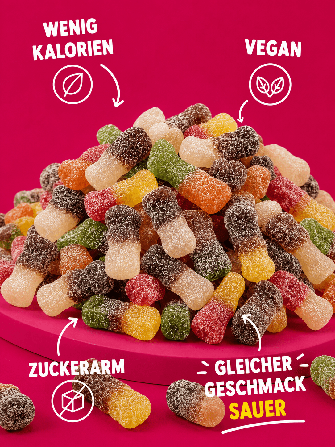 Saure Cola Flaschenmix