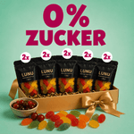 Zuckerfreie Fruchtgummis - Bunte Mischung 10 x 100g