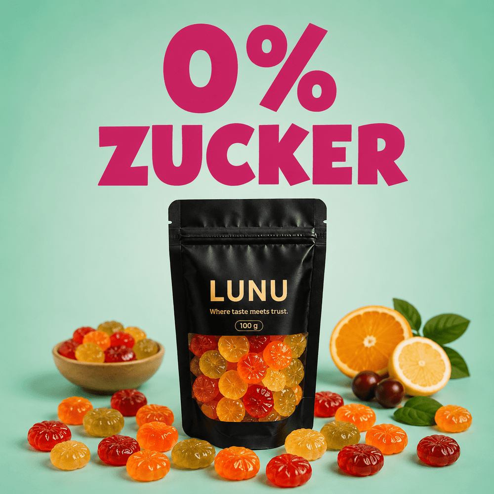 Zuckerfreie Fruchtgummis - Bunter Obstsalat 10 x 100g