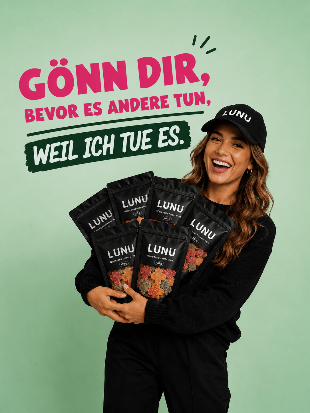 Zuckerfreie Fruchtgummis - Pokerfruit 10 x 100g
